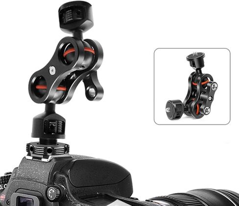 Compact Aluminum Hot Shoe Adapter for Cameras in Kuwait
