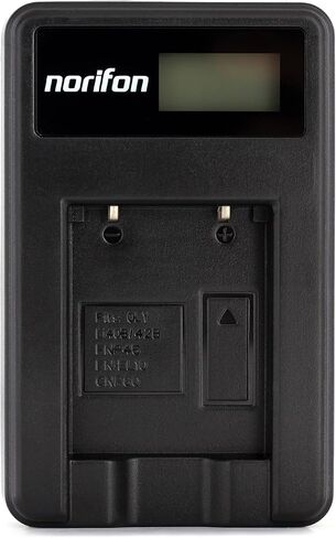 Norifon NP-45 LCD USB Charger for Fujifilm FinePix JX250, JX400 | Compatible with Fujifilm FinePix J38, J10, J20, JX520, JX580, JX300, JX680, JX370, JV200, JV100, JZ250, JZ100, JZ300 in Saudi Arabia