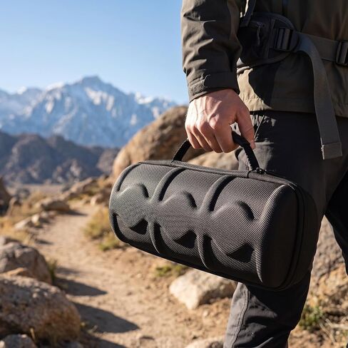 Waterproof Monocular Telescope Bag for Night Vision Scope with Hand Strap and Belt, Portable Oxford Cloth Case with Soft Velvet Lining and Dense Eva Foam for Secure Storage in Saudi Arabia