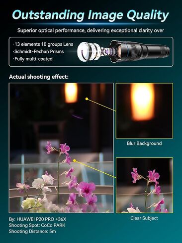 APEXEL 36x Telephoto Lens Compatible with iPhone 15 Pro in Saudi Arabia
