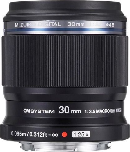 OM SYSTEM Olympus M.Zuiko Digital ED 30mm F3.5 Macro for Micro Four Thirds System Camera, Compact Macro Lens, 1.25x Image Maginification, Fast AF, Beautiful Bokeh in Kuwait