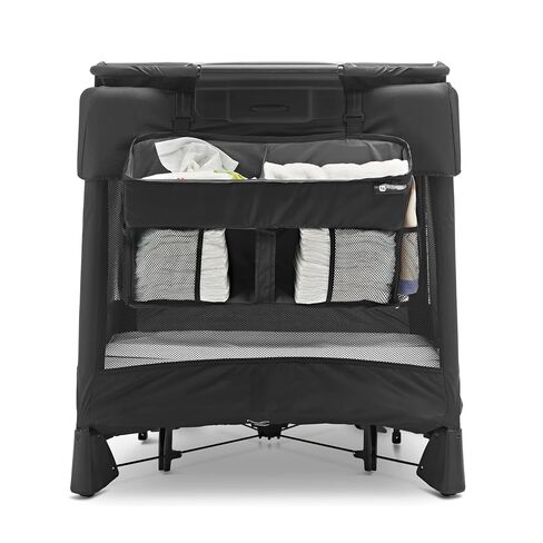 4moms Breeze Playard Diaper Caddy, Storage for Diapers, Baby Wipes, and Organization, Black in Saudi Arabia