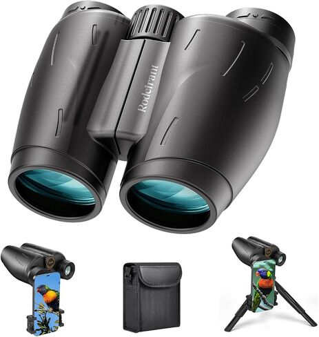 HD Binoculars 25x30 for Adults with Phone Adapter,Tripod and Tripod Adapter,Waterproof Binoculars for Bird Watching,Hiking,Travel and Sport Games in Saudi Arabia