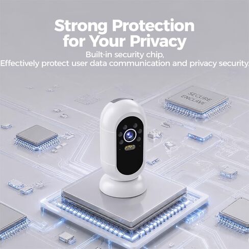 2K Indoor Security Camera, 2.4GHz Wireless Camera Home Security Pet Camera | 360° PTZ Pet Camera with Night Vision Auto Tracking & Motion Detection in Saudi Arabia
