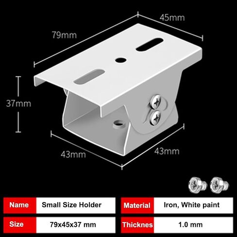 Security Camera Mount Holder for Double Surveillance Camera, Metal Steel One to Two Horizontal Cross Bar Dual Camera Mount Bracket Extension Bar Horizontal Arm (Cross Bar Mount) in Kuwait