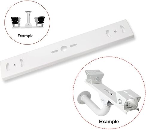 Security Camera Mount Holder for Double Surveillance Camera, Metal Steel One to Two Horizontal Cross Bar Dual Camera Mount Bracket Extension Bar Horizontal Arm (Cross Bar Mount) in Kuwait