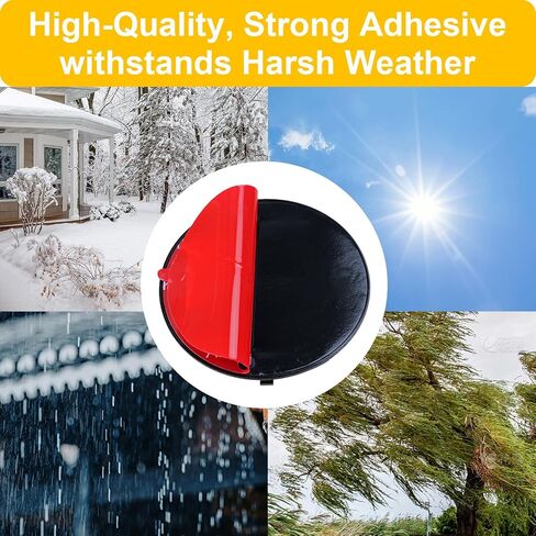 2 Pack Indoor Cam Adhesive Wall Mount, Strong VHB Stick On,No Drilling Mounting Bracket for Ring,Two Ways Installation with Tape and Screws-Black in Kuwait