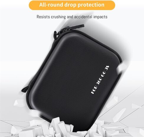 360 GO 3S Case, Portable Carrying Bag Compatible for Insta 360 GO 3S/GO | Hard Storage Bag with Wrist and Carabiner, Surface Waterproof Travel kit Combo Accessories in Saudi Arabia