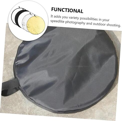 5-in-1 60cm Photography Reflector Folding Light Diffuser Board Portable Reflective Panel with Carry Bag for Studio and Outdoor Photo Lighting in Kuwait