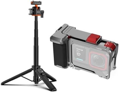 BRDRC Tripod & Grip Kit for ACE Pro 2, 21" Selfie Stick Quick Release Extension Rod with Remote Controller, Handle Holder Bundle Expansion Mount with Shutter Button for ACE Pro 2 Accessories in Saudi Arabia