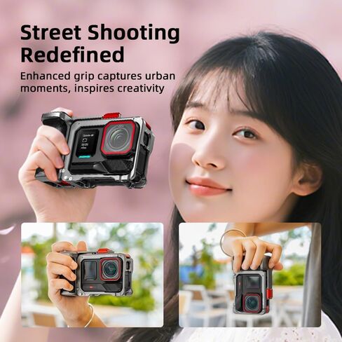 BRDRC Tripod & Grip Kit for ACE Pro 2, 21" Selfie Stick Quick Release Extension Rod with Remote Controller, Handle Holder Bundle Expansion Mount with Shutter Button for ACE Pro 2 Accessories in Saudi Arabia