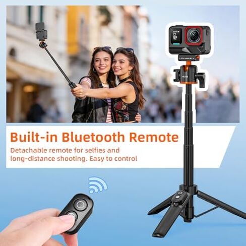BRDRC Tripod & Grip Kit for ACE Pro 2, 21" Selfie Stick Quick Release Extension Rod with Remote Controller, Handle Holder Bundle Expansion Mount with Shutter Button for ACE Pro 2 Accessories in Saudi Arabia
