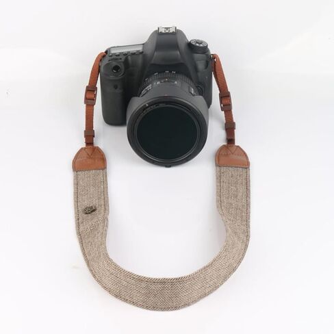 TOYANDONA Distribution Dslr لحزام الكتف، كاميرا عالمية قطعتان مع مادة مبطنة من القطن إلى مادة البولي يوريثان، سهلة التركيب مع وزن متساوي ورقبة مريحة in Kuwait