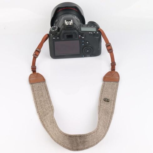 TOYANDONA Distribution Dslr لحزام الكتف، كاميرا عالمية قطعتان مع مادة مبطنة من القطن إلى مادة البولي يوريثان، سهلة التركيب مع وزن متساوي ورقبة مريحة in Kuwait