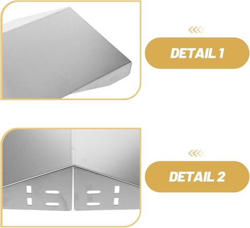 HEMOTON Stainless Steel Camera Protective Roof Rain Cover for Dome Camera and Video Recorder Resists Rain Reduces Glare for Parks in Kuwait