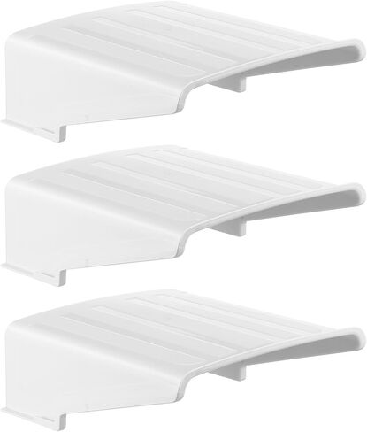 Outdoor Security Camera Covers Weatherproof Protection and UV Resistance Plastic White 3pcs for Dome Cameras and CCTV for Business Monitoring and Home Security in Kuwait