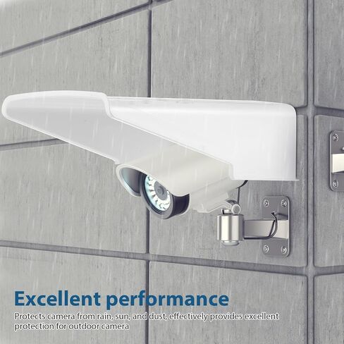 Outdoor Security Camera Covers Weatherproof Protection and UV Resistance Plastic White 3pcs for Dome Cameras and CCTV for Business Monitoring and Home Security in Kuwait