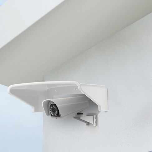 Outdoor Security Camera Covers Weatherproof Protection and UV Resistance Plastic White 3pcs for Dome Cameras and CCTV for Business Monitoring and Home Security in Kuwait