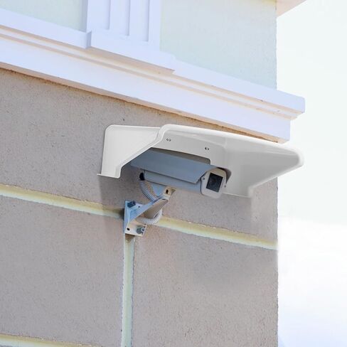 Outdoor Security Camera Covers Weatherproof Protection and UV Resistance Plastic White 3pcs for Dome Cameras and CCTV for Business Monitoring and Home Security in Kuwait