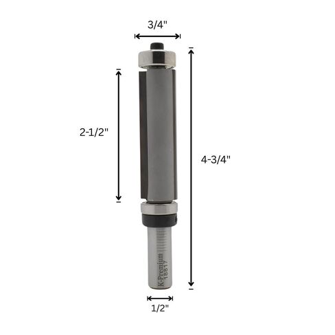 MLCS 18817 3/4" Top/BTM Pattern/FlushTrim, 2-1/2" CL in Saudi Arabia