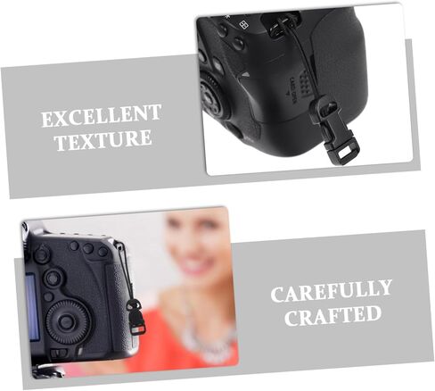 كاميرات تحديد المدى بحزام رقبة قابل للتعديل بشكل غامض وحلقة مثلثة مقسمة Dslr، لـ 3 مجموعات إبزيم سريع التحرير مصنوع من ABS وسبائك قوي، يتميز بثبات معزز in Kuwait