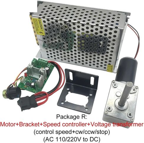 DC 24V Worm Geared Motors High Torque Volt DC Electronic Starter Reduction Electronic Starter Self-Lock 5840-31ZY Packaged 24V 12rpm Motor Drivers in Kuwait