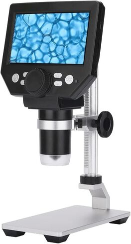 Microscope LCD Digital Microscope, 4.3 Inch Large Base LCD Display 10MP 1-1000X Continuous Amplification，Al and Plastic Stent in Saudi Arabia