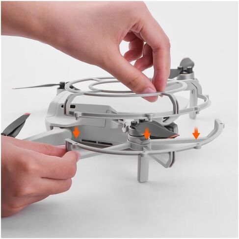 Fit for Mini 2/Mini 4K/Mavic Mini/Mini SE/2 SE Protector Quick Install Protective Wing Fan Protector Cover Propeller Guard in Saudi Arabia
