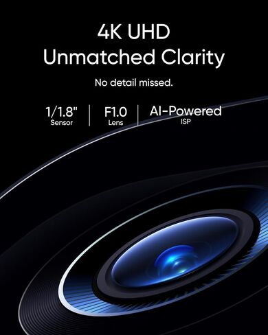 eufy Security eufyCam S3 Pro Add-on Cam with Smart Display E10, MaxColor Night Vision, 4K Security Camera with Solar Panel, Face Recognition AI, Expandable Local Storage, No Monthly Fee in Kuwait