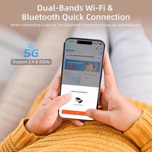 5G WiFi Security Cameras Wireless Outdoor, Camera for Home Security | AI Motion Detection, Color Night Vision, SD Card/Cloud Storage, Waterproof, Work with Alexa/Google Home in Saudi Arabia