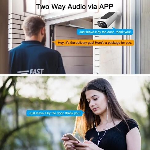 5G WiFi Security Cameras Wireless Outdoor, Camera for Home Security | AI Motion Detection, Color Night Vision, SD Card/Cloud Storage, Waterproof, Work with Alexa/Google Home in Saudi Arabia