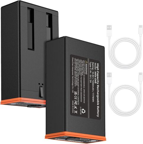7200mAh Rechargeable Battery for Moultrie Edge Series Cellular Trail Camera, High Capacity Batteries Compatible with Moultrie Edge, Edge PRO, Edge 2,Edge 2 PRO，Edge 3/3 pro, Edge 4/4 PRO in Kuwait