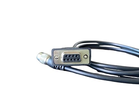 DB9 Total Station Data Collector Cable for PENTAX R-202NE R-322N R-422 Total Stations, Hirose Six Pin to DB9 Adapter Cable. in Saudi Arabia