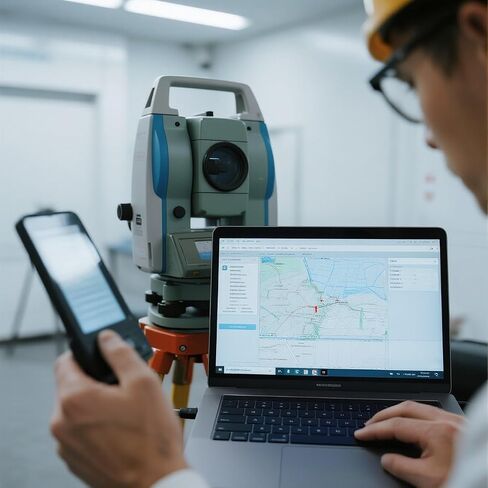 DB9 Total Station Data Collector Cable for PENTAX R-202NE R-322N R-422 Total Stations, Hirose Six Pin to DB9 Adapter Cable. in Saudi Arabia