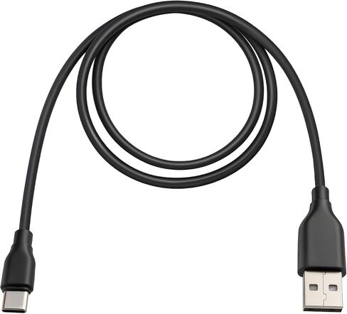 USB 3.0 to USB-C Cable, 5Gbps High-Speed Data Transfer & Fast Charging Cord, Type-C Cable for Cameras, External SSD, Phones, Laptops, and USB-C Devices (Black), 32" in Kuwait