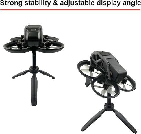 Desktop Tripod Display Stand for DJI Avata FPV Flying Drone Tool-Less Installation Stable Display Mount DJI FPV Accessories (Black) in Saudi Arabia