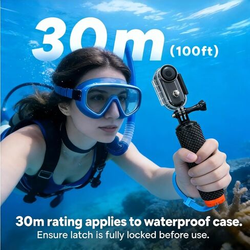 JETO Floating Hand Grip Compatible with GoPro Hero 13/12/11/10/9, Waterproof Handle for Snorkeling and Diving in Saudi Arabia