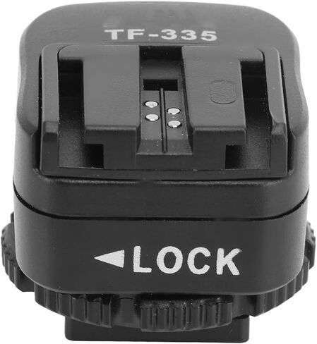 GOWENIC Hot Shoe Adapter, PC Port, ABS and Metal Material | Hot Shoe Adapter, ABS Metal Contact Interface, with PC Port TTL Mount, for A7 A7S A7R A6000 A6300 RX10 NEX 6 Flash in Kuwait