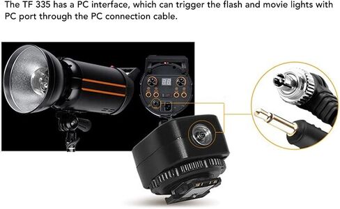 GOWENIC Hot Shoe Adapter, PC Port, ABS and Metal Material | Hot Shoe Adapter, ABS Metal Contact Interface, with PC Port TTL Mount, for A7 A7S A7R A6000 A6300 RX10 NEX 6 Flash in Kuwait