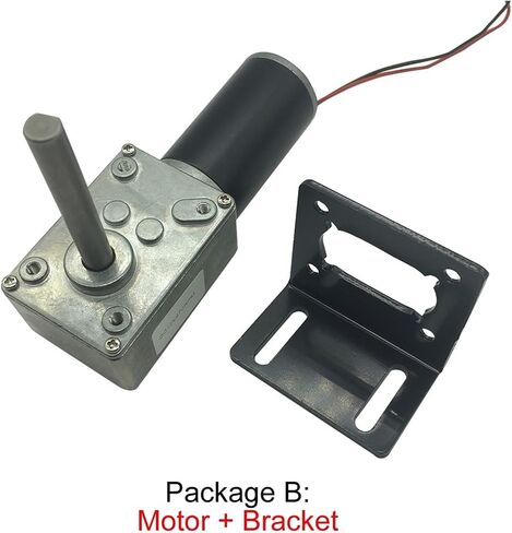 DC 24V Worm Geared Motors High Torque Volt DC Electronic Starter Reduction Electronic Starter Self-Lock 5840-31ZY Packaged 12V 260rpm Motor Drivers in Kuwait