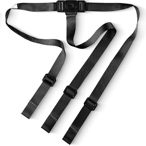 Today's Kids High Chair Straps Replacement Compatible with IKEA Antilop High Chair - Heavy Duty 3 Point Harness Seat Belt, Adjustable Durable Polyester, Soft & Comfortable on Baby's Skin - Gray in Saudi Arabia