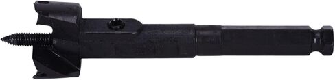 Century Drill & Tool 38336 2-1/4" Self Feed Wood Drill Bit | 7/16" shank, cuts steel & wood, high carbon steel in Kuwait