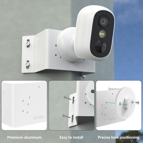 Corner Mount Bracket Compatible with eufy Security eufyCam C35 Camera ( White) in Saudi Arabia