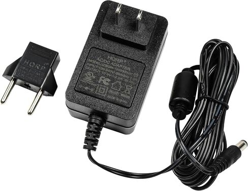 HQRP Power Cord/AC Adapter 12V 2A Compatible with SWANN PRO-754 - Day & Night Pan-Tilt-Zoom Dome Camera with 10X Optical Zoom; SWPRO-754CAM [UL Listed] Plus HQRP Euro Plug Adapter in Kuwait