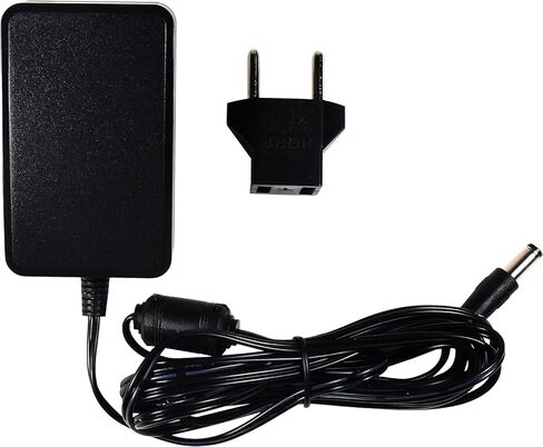 HQRP Power Cord/AC Adapter 12V 2A Compatible with SWANN PRO-754 - Day & Night Pan-Tilt-Zoom Dome Camera with 10X Optical Zoom; SWPRO-754CAM [UL Listed] Plus HQRP Euro Plug Adapter in Kuwait