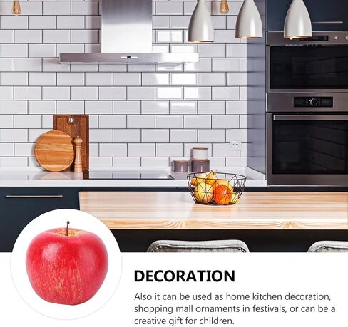 DOITOOL Artificial Red Fake Fruit Decorative Fruit Prop for Home Kitchen Wedding Display in Kuwait