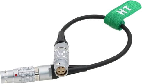 24V Power Cable for RED V-Raptor XL | Ranger Camera, Steadicam M-1 M-2 3 Pin Male to Female 4 Pin, 30cm in Kuwait
