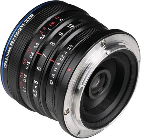 Laowa 4.5-10mm f/2.8 CF Zoom Fisheye Lens | Constant f 2.8 Aperture, 4.5mm focal length produces a dramatic 180-degree circular in Kuwait