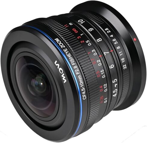 Laowa 4.5-10mm f/2.8 CF Zoom Fisheye Lens | Constant f 2.8 Aperture, 4.5mm focal length produces a dramatic 180-degree circular in Kuwait