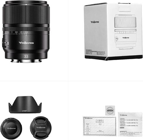 YONGNUO 33MM F1.4 DA DSM WL Pro Prime Standard Lens for Sony E Mount, Auto Focus APS-C Format for Sony Mirrorless Cameras in Saudi Arabia